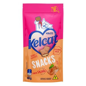 Snacks para Gatos Adultos Salmão Kelco Kelcat 40g