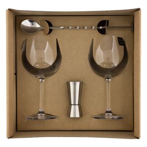 Conjunto de Taças de Cristal para Gin Pleasur Bohemia 4 peças