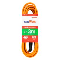 Cordão Prolongador Laranja Daneva 3m 20A