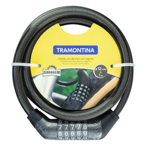 Cadeado para Bicicleta com Segredo Tramontina 12mm x 1m