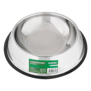 ComedouroemInoxNewpro1lFrontalTopo1