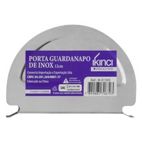 Porta Guardanapo em Inox Redondo Ikinci