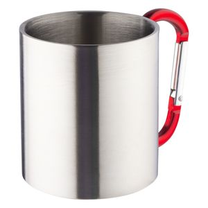 Caneca Inox com Mosquetão Guepardo 220ml