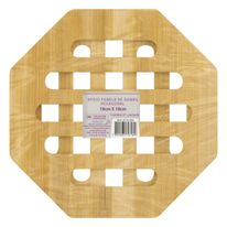 Apoio de Panela Bambu Hexagonal Ikinci 18cm x 18cm