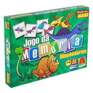 Jogo de Memória Dinossauros Algazarra 24 peças