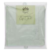 Guardanapo Ponto Ajour Luxo Royal Off White 2 peças