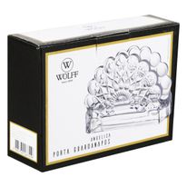 Porta Guardanapo de Cristal Wolff Angélica