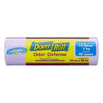 Saco de Lixo Pure Fresh Dover Roll 15l 40 unidades