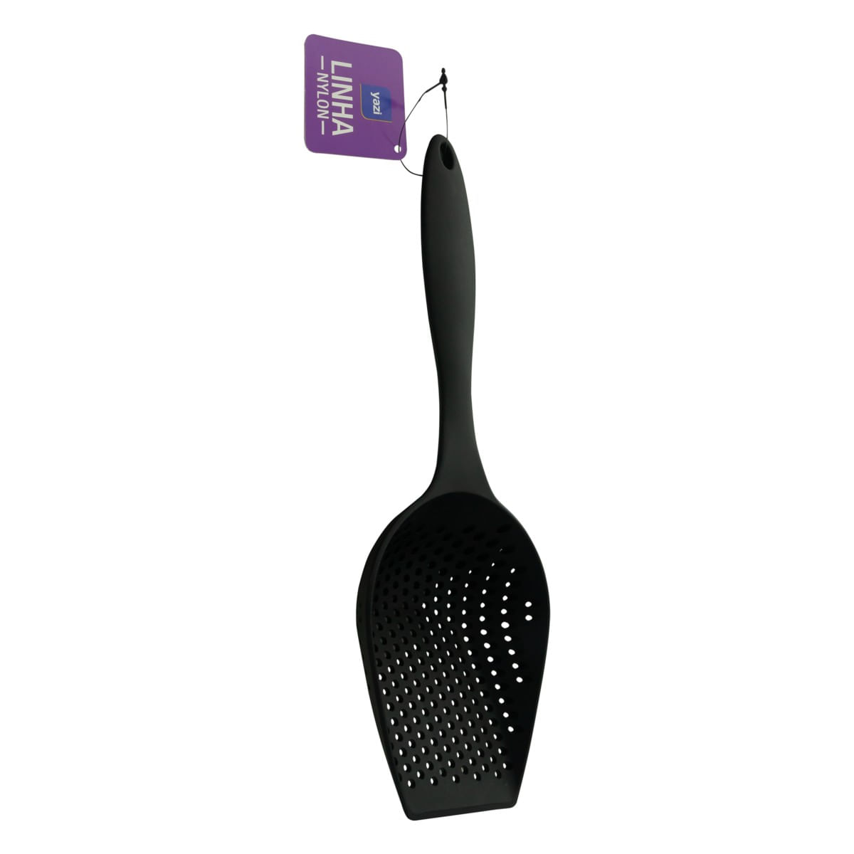 ColherEscorredoraemNylonPretaYaziAngularEsquerda2