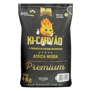 Carvão de Acácia Negra Ki-Carvão 4kg