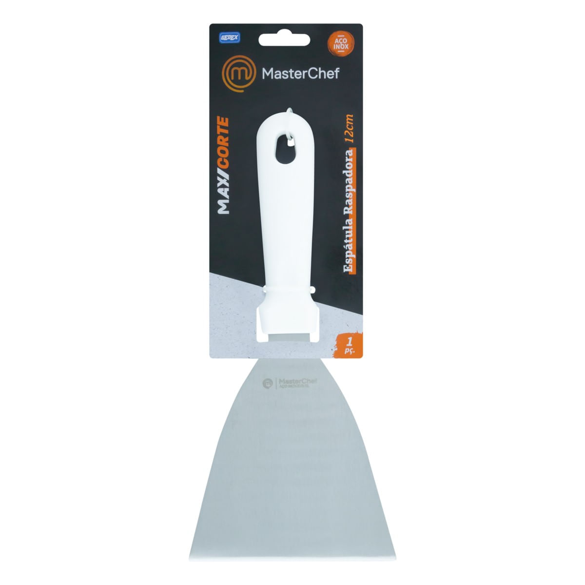 EspátulaRaspadoraemInoxMasterChef12cmFrontal2