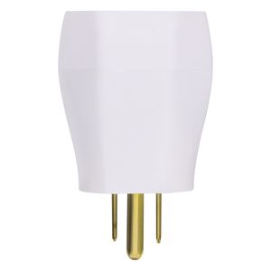 Adaptador Reverso para Tomada 2 pinos + Terra Mec-Tronic 15A Branco