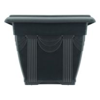 Vaso Plástico Floreira Mini Nutriplan Preto