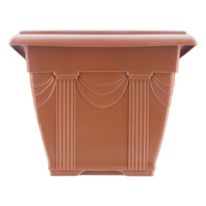Vaso Plástico Floreira Mini Nutriplan Terracota