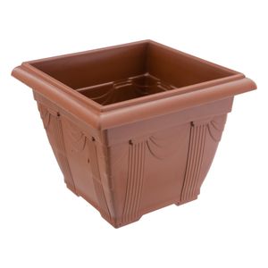 Vaso Plástico Floreira Mini Nutriplan Terracota