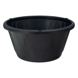 Vaso Plástico Preto Nutriplan Cuia com Prato n.° 1,5