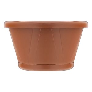 Vaso Plástico Terracota Nutriplan Cuia com Prato n.° 0