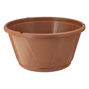 Vaso Plástico Terracota Nutriplan Cuia com Prato n.° 1
