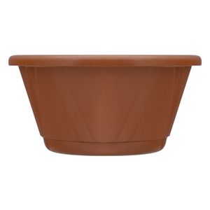 Vaso Plástico Terracota Nutriplan Cuia com Prato n.° 1,5