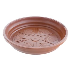 Prato de Vaso Plástico Nutriplan Terracota n.° 1