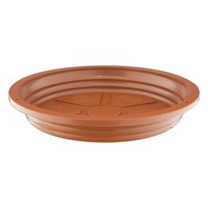 Prato de Vaso Plástico Nutriplan Terracota n.° 2