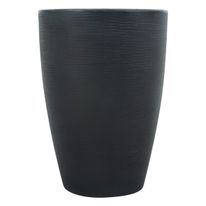 Vaso Grafiato Preto Nutriplan Cônico 38cm