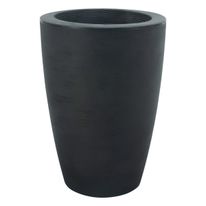 Vaso Grafiato Preto Nutriplan Cônico 48cm
