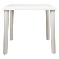 Mesa Plástica Quadrada Desmontável Mor