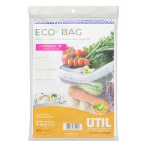 Saco Reutilizável Eco Bag Útil 40cm x 40cm