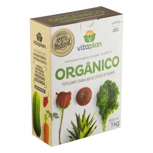 Fertilizante Orgânico Esterco de Galinha Vitaplan 1kg