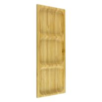 Petisqueira em Bambu com 3 Divisórias Ikinci 25,8cm x 9,8cm