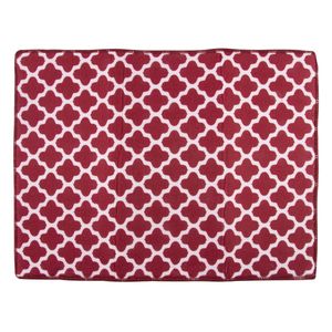 Aparador de Louça em Microfibra Jolitex Vermelho 38cm x 51cm