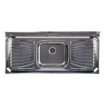 Pia Inox Infinity com Válvula Pianox 120cm x 53cm