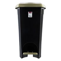 Lixeira com Pedal Preta Plasútil 30l