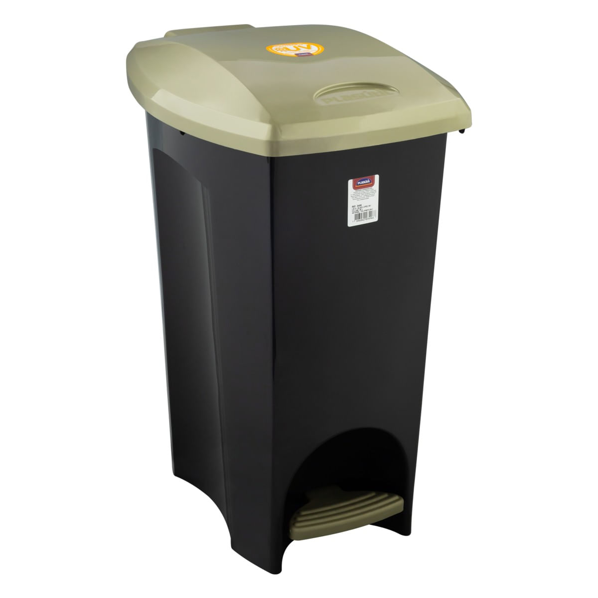 LixeiracomPedalPretaPlasútil30lAngularEsquerda2