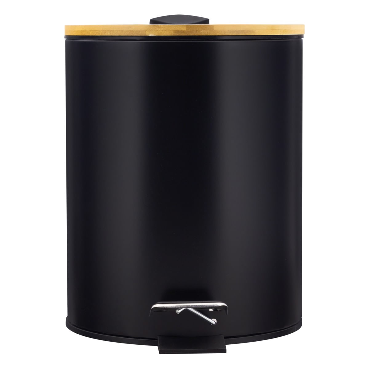 LixeiraSoftCloseBambuPretaNewprocomPedal5lFrontal3