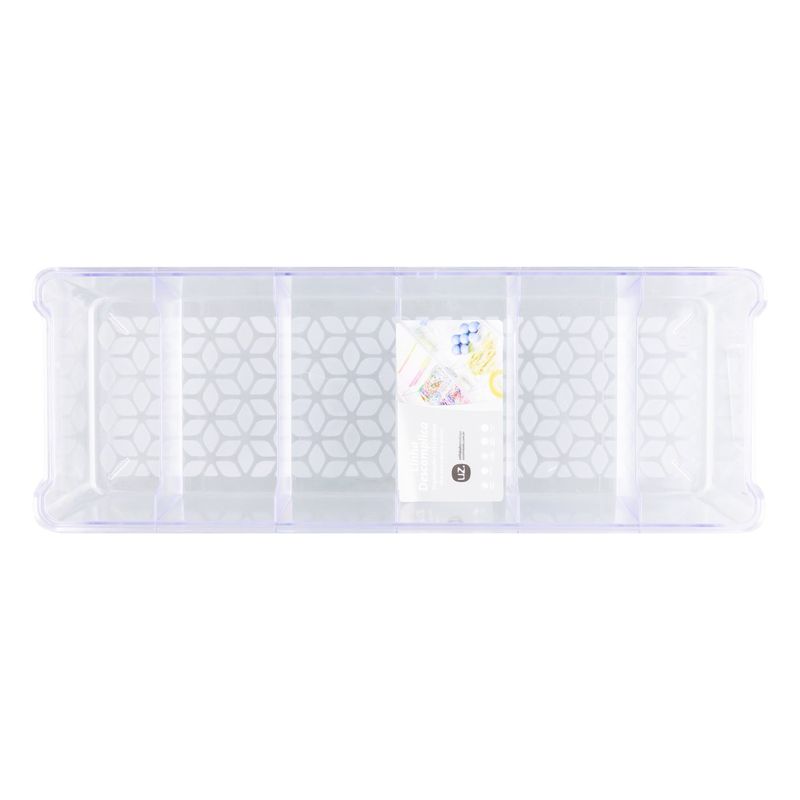 Organizador-para-Gavetas-Empilhavel-com-Divisoria-Uz-Utilidades-125mm-x-340mm-Organizador-para-Gavetas-Empilhavel-com-Divisoria-Uz-125mm-x-340mmTopo2