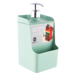 Porta Detergente e Esponja Slim Uz Verde Menta 500ml