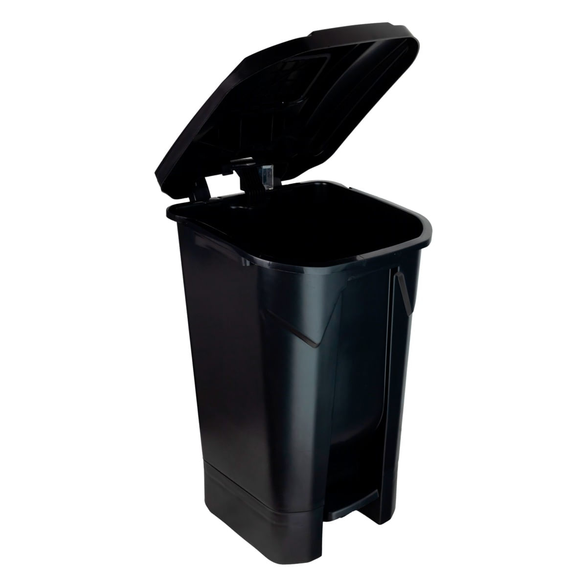 LixeiraClickcomRodaePedalPretaArqplast120lAngularEsquerda1