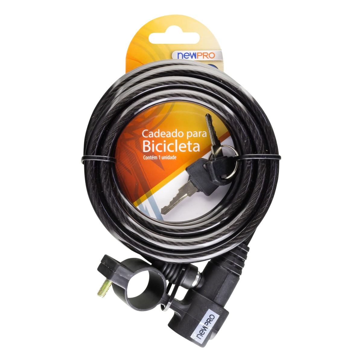 CadeadoparaBicicletaNewpro183mFrontal1