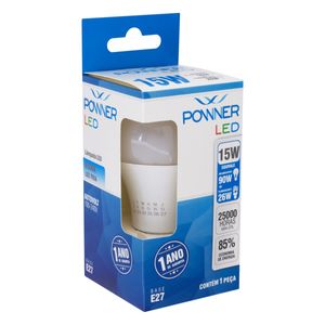 Lâmpada de Led Powner 15W 6500K