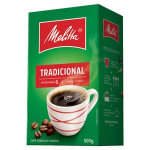 Café Torrado e Moído Tradicional Melitta 500g