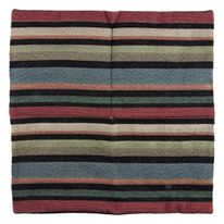 Capa de Almofada Listrada Jacquard 43cm x 43cm