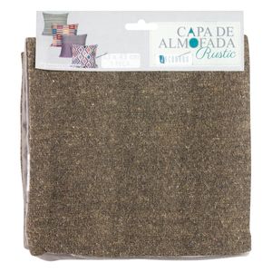 Capa de Almofada Lisa Camurça Jacquard 43cm x 43cm