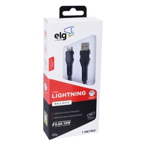 Cabo Lightning  8 pinos Chumbo Ballistic Elg L810BL 1 metro