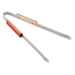 Pegador para Churrasco em Inox com Cabo de Madeira Ikinci 33,5cm