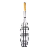 Grelha para Peixe Preta Ikinci 65cm x 36cm x 12cm