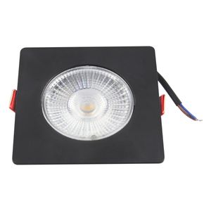 Spot Led de Embutir Quadrado Preto Avant 5W 4000K