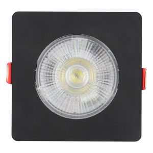 Spot Led de Embutir Quadrado Preto Avant 5W 6500K