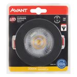 Spot-Led-de-Embutir-Redondo-Preto-Avant-5W-3000K-BivoltEmbalagemFrontal3